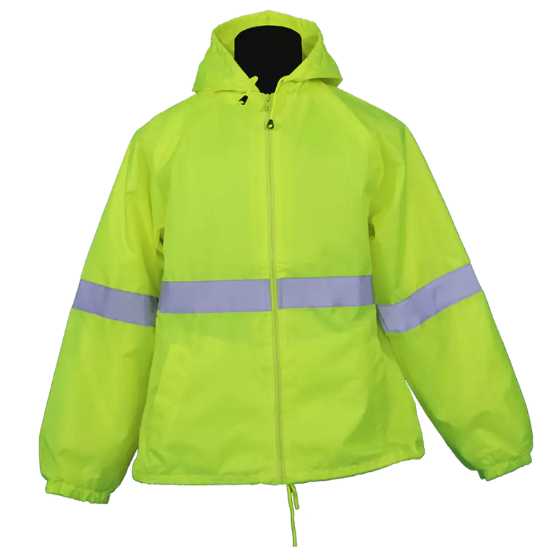 Hi-Viz All-Weather Safety Jacket - Lime (Size L)