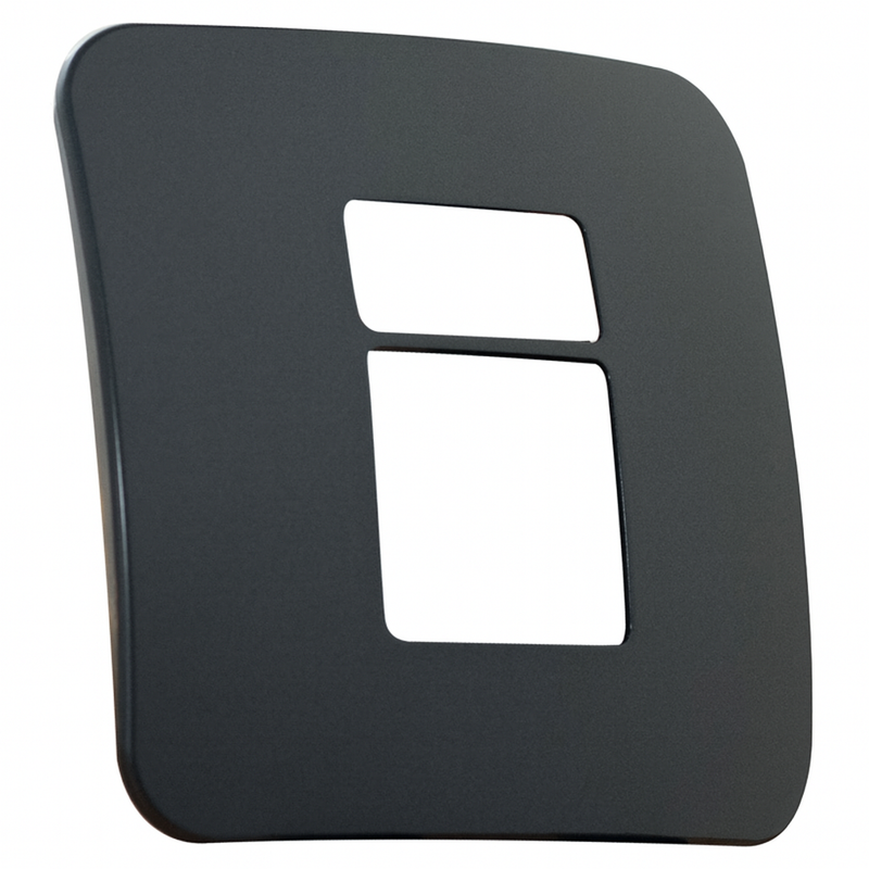Veti 1- Two Module Cover Plate (1 Double, 1 Single)