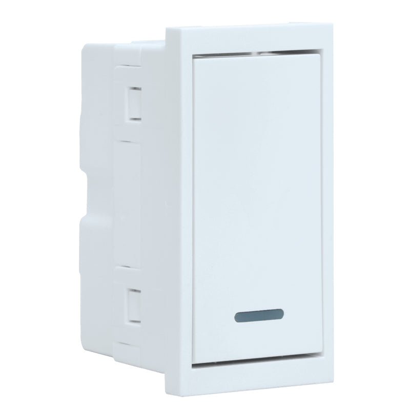 VETi 3 AURA - Two-Way Switch Module - Modular - White