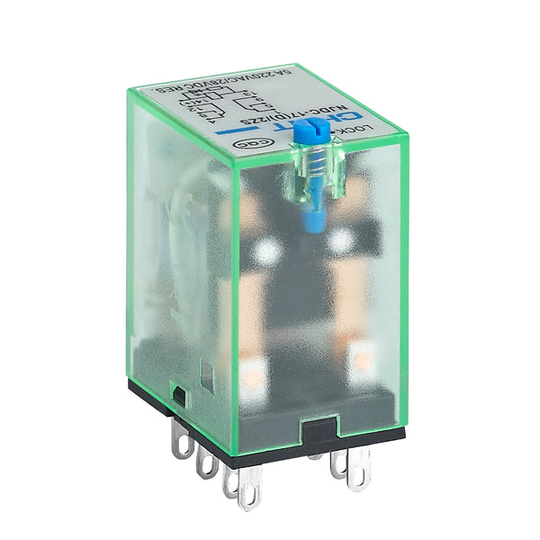 CHINT Relay 14 Pin Flat with Test button 24VDC
