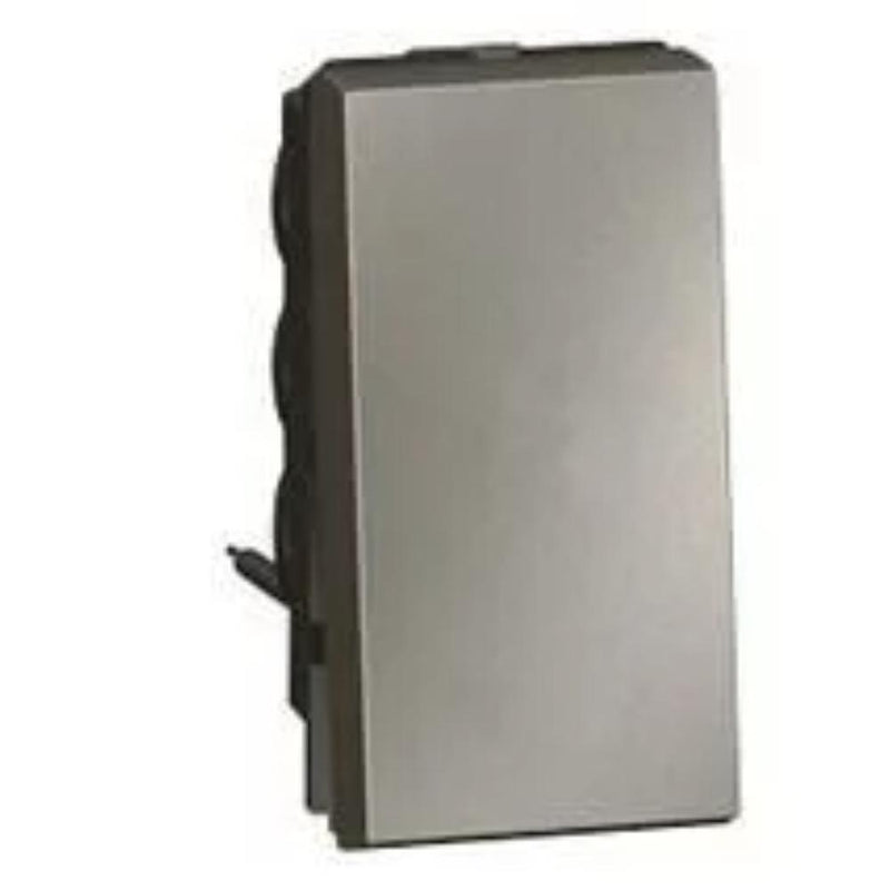 Legrand Arteor Push Button - 1-Way, 6A, Magnesium