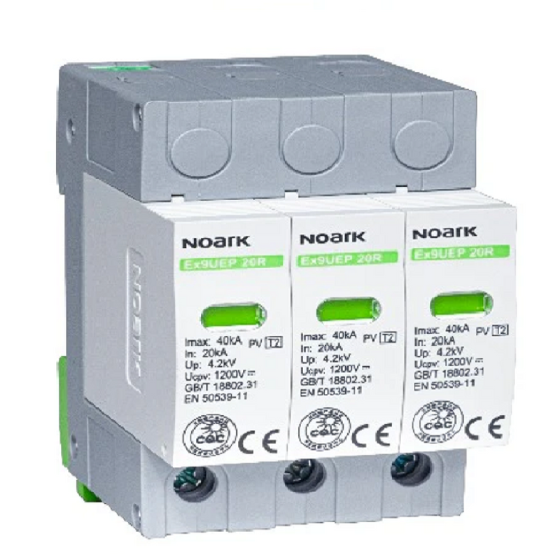 Noark PV DC Surge Arrestor 20 kA 3P 1500 V - 3-pole, 1500 V DC, 20 kA SPD