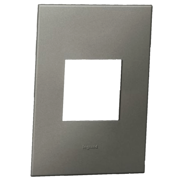 Legrand Arteor 2×4 Cover Plate - 2 Module Square Magnesium