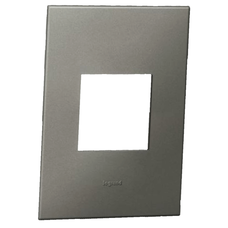 Legrand Arteor 2×4 Cover Plate - 2 Module Square Magnesium