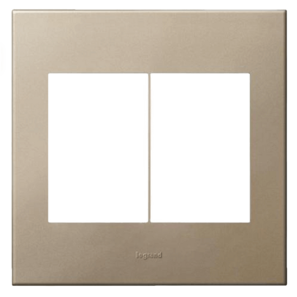 Legrand Arteor Cover Plate - 2×3 Modules, 4×4 Box - Champagne