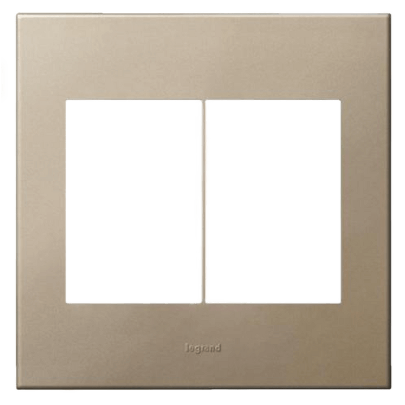 Legrand Arteor Cover Plate - 2×3 Modules, 4×4 Box - Champagne