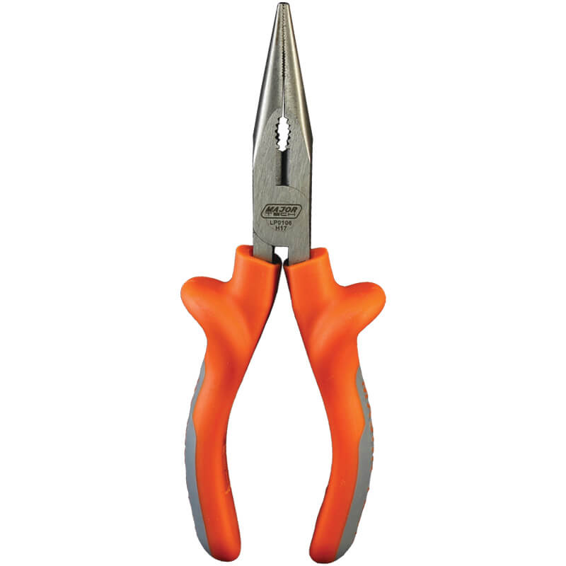Major Tech 150mm Long Nose Pliers - 1000V Insulated