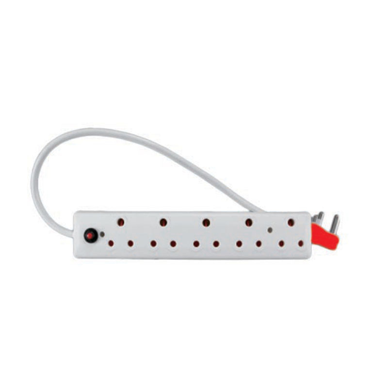 Dedicated Multi‑Plug 5‑Way (RSA 3‑Pin) with Overload Reset