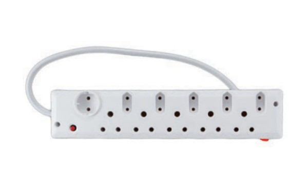 AUSMA 11-Way Multi Plug - Surge Protected with Switch (Plugtop)