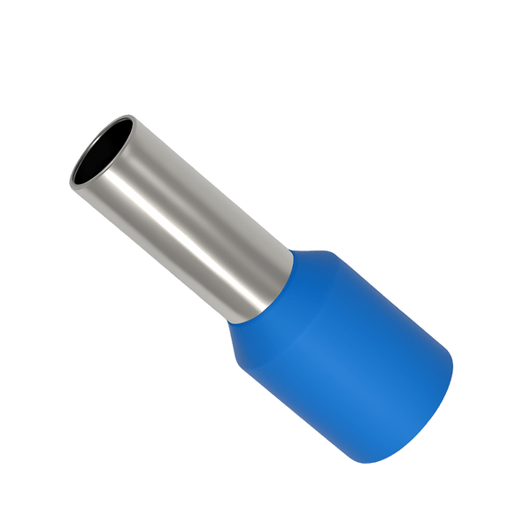 Jeesoon Insulated Bootlace Ferrule - 50.0mm², 20mm Length, Blue (Each)