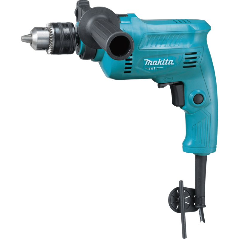 Makita MT Series - 500W Impact Drill, 13mm, Corded, Reversible, Keyed Geared Chuck