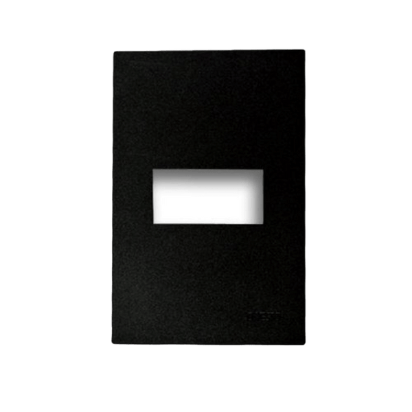Matrix Black 2×4 1 Lever Horizontal (Cover Only)