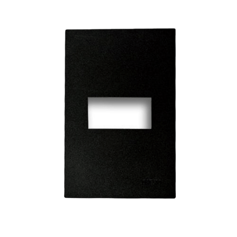 Matrix Black 2×4 1 Lever Horizontal (Cover Only)