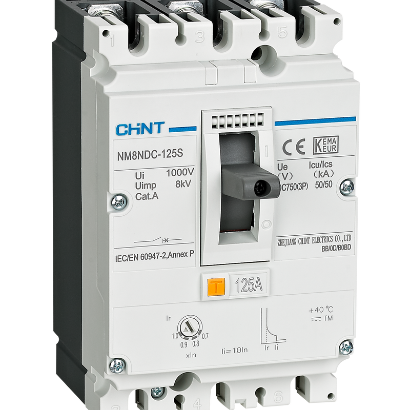 CHINT DC Circuit Breaker 200A 50KA DC500V Adjustable (0.7-1In)