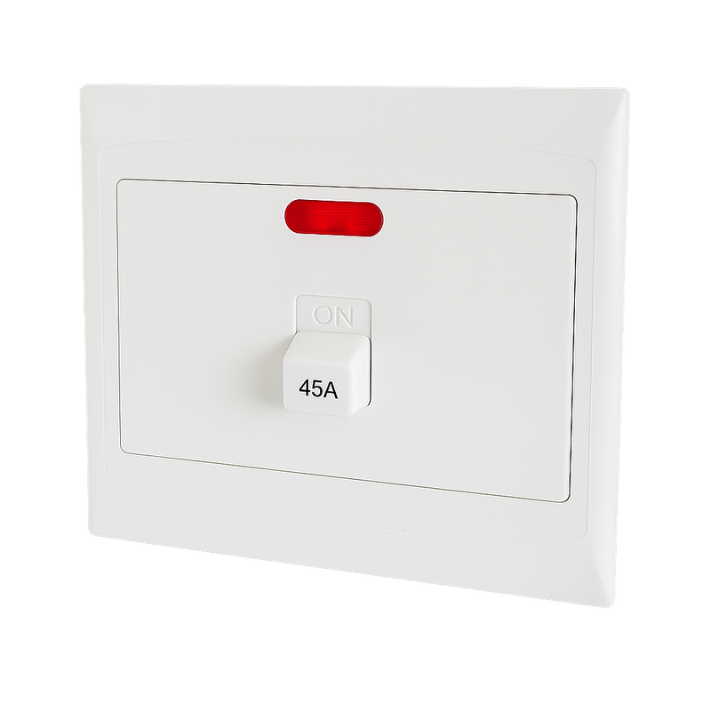 NUR Isolator Switch - 45A, 3 Pole, 100×100mm (White)