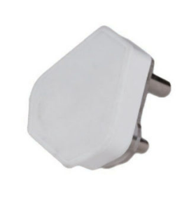 AUSMA 16A Plug Top - Hollow Pin (White)