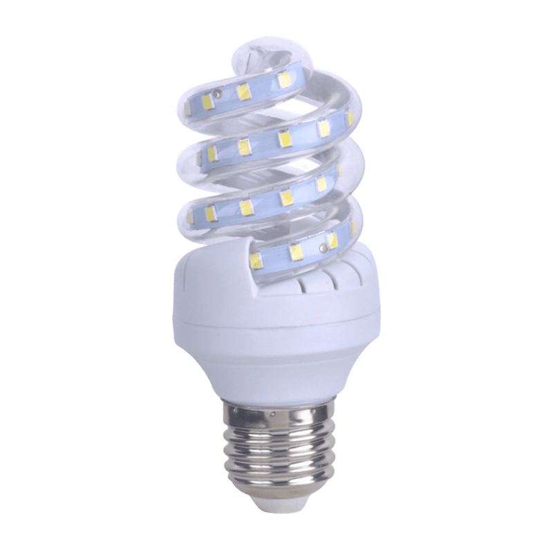 Starlit LED Spiral Lamp/Globe - 12W, E27, 6000K Daylight