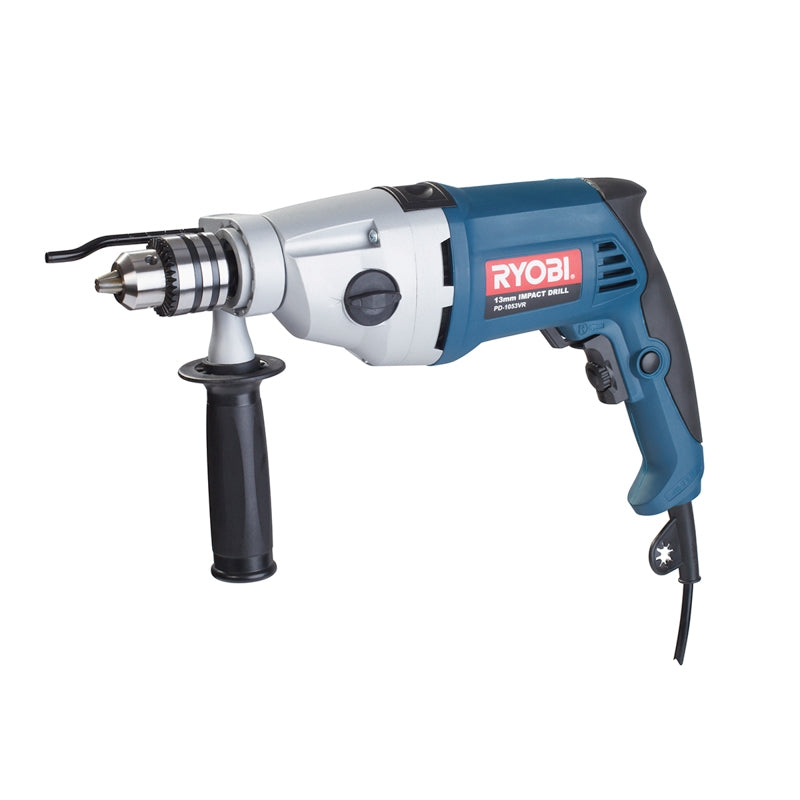 Ryobi Impact Drill-13 mm Keyed Chuck, 850 W