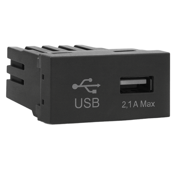 VETi 3 AURA - Type-A USB Socket Module - Modular - Graphite