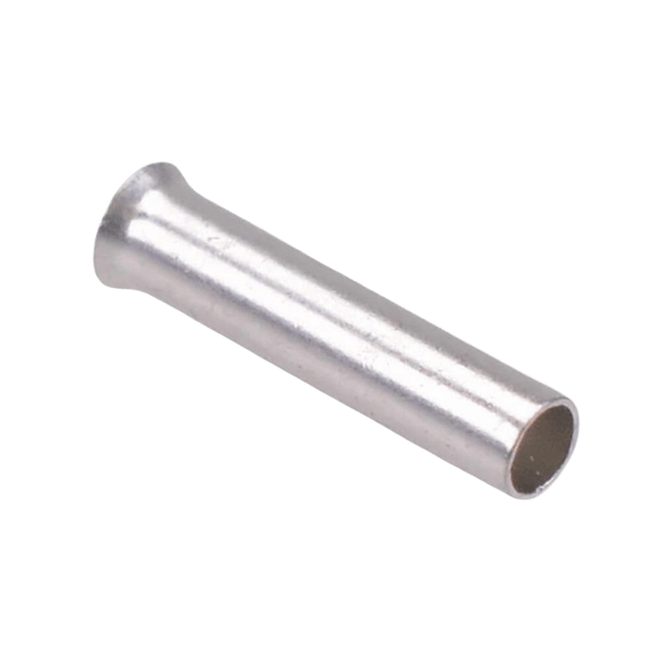 Jeesoon Uninsulated Bootlace Ferrule - 2.5mm², 12mm Length (Pack of 1000)