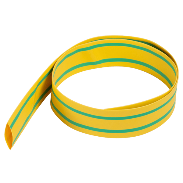 25.4mm Heatshrink Green/Yellow
