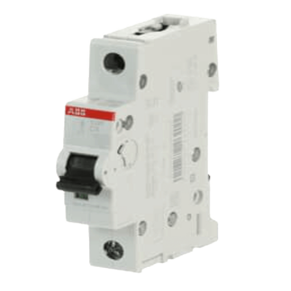 ABB 6 A 1‑Pole MCB - C‑Curve, 10 kA, DIN Rail Mount