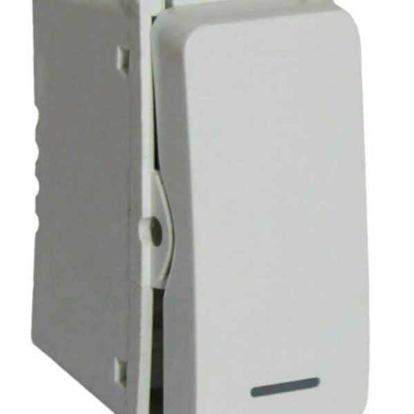 Veti 1 - 1 Lever Module Bell Press Switch Black