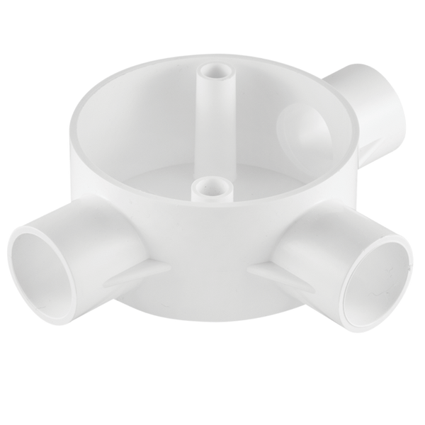 PVC 20 mm 3‑Way Side Entry Box