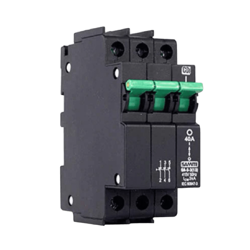 CBI QF(13)-S 63 A 3‑Pole Mini Rail Isolator - 6 kA