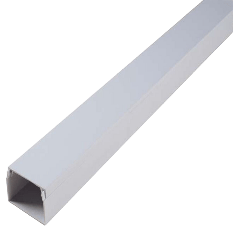 PVC 25 × 25 mm trunking (3 m Length) White