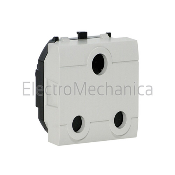 SCAME 16 A 2P+E 2‑Module Surface Socket (SA Series)
