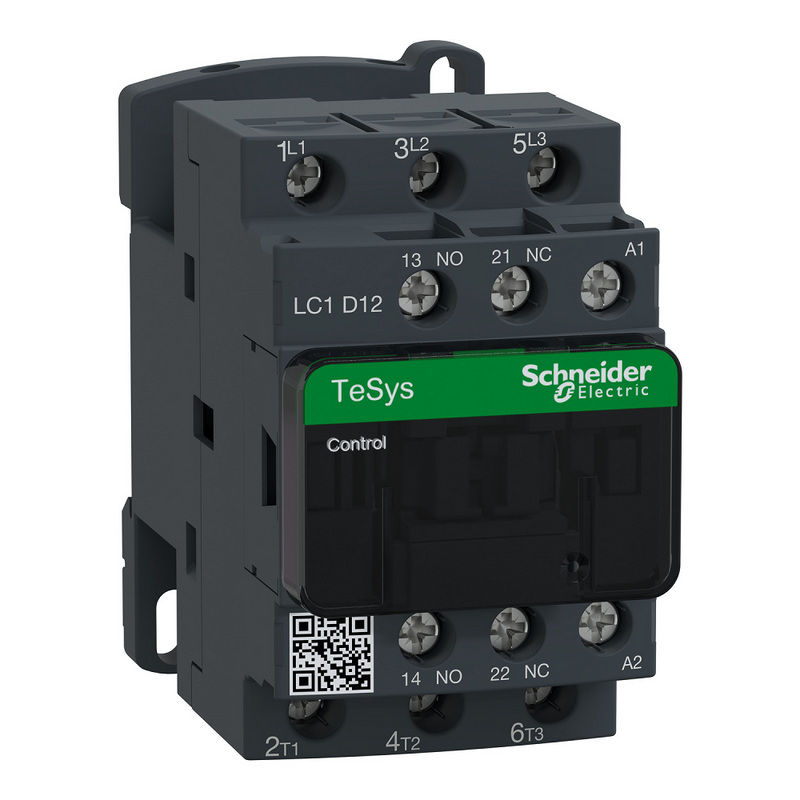 Schneider Tele Contactor - 3P 12A AC-3 (5.5kW, 400V Coil)