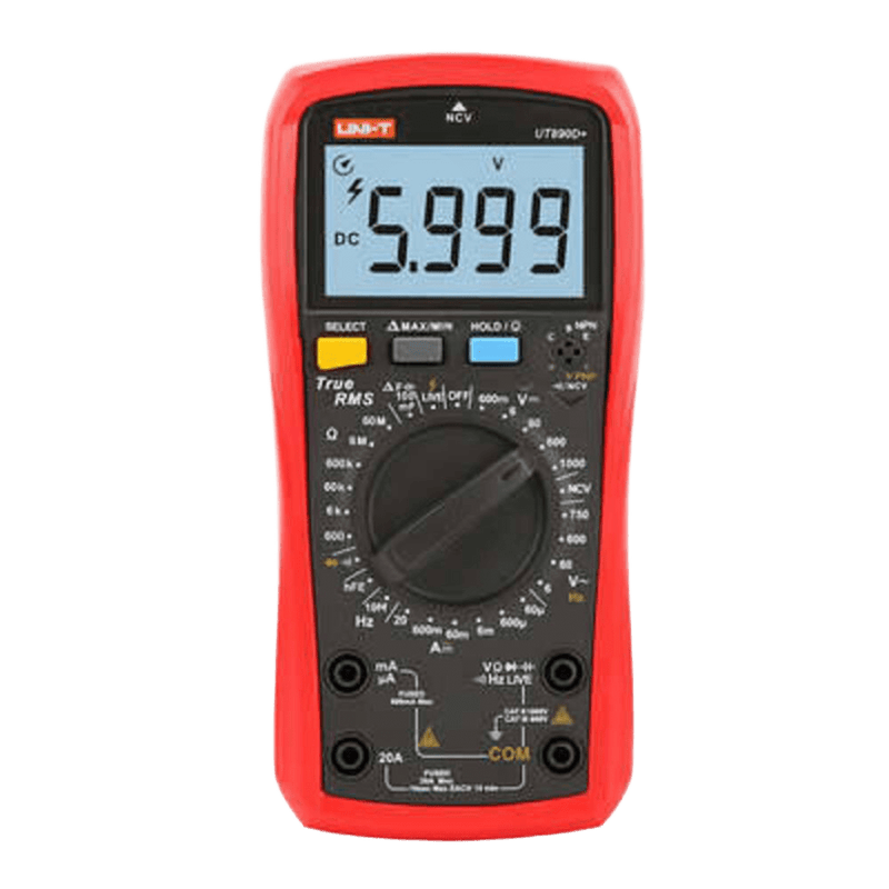 UNI-T 1000VDC/750VAC True RMS Digital Multimeter
