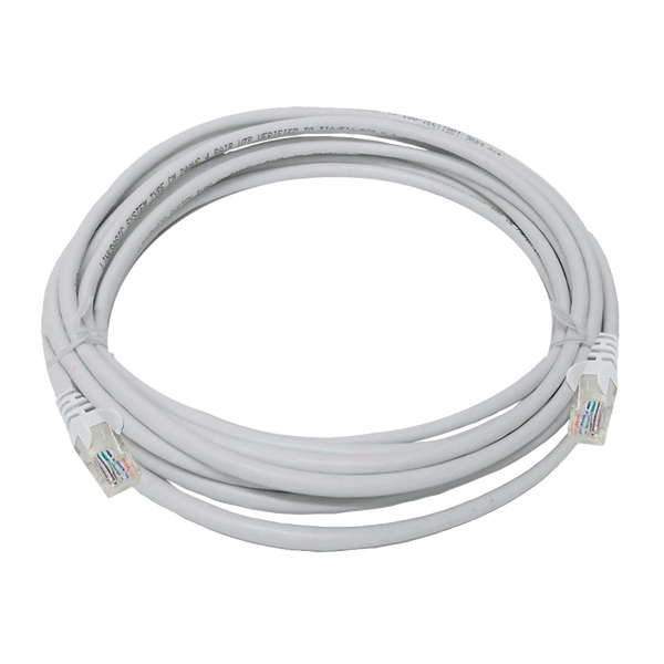 GREY Fly Lead - 2 m Patch Network Cable RJ45 CAT5e/6