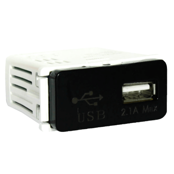 Veti 1 - USB Socket Outlet 2.1A, 5V Black