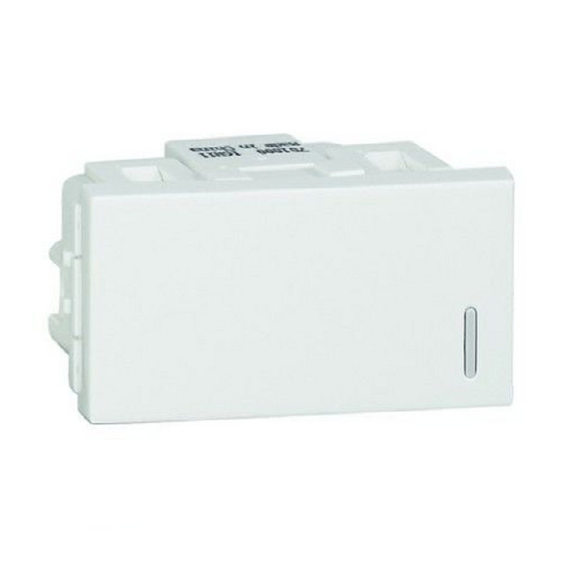 Legrand Ysalis 2-Way Switch - 16A, 1 Module, White