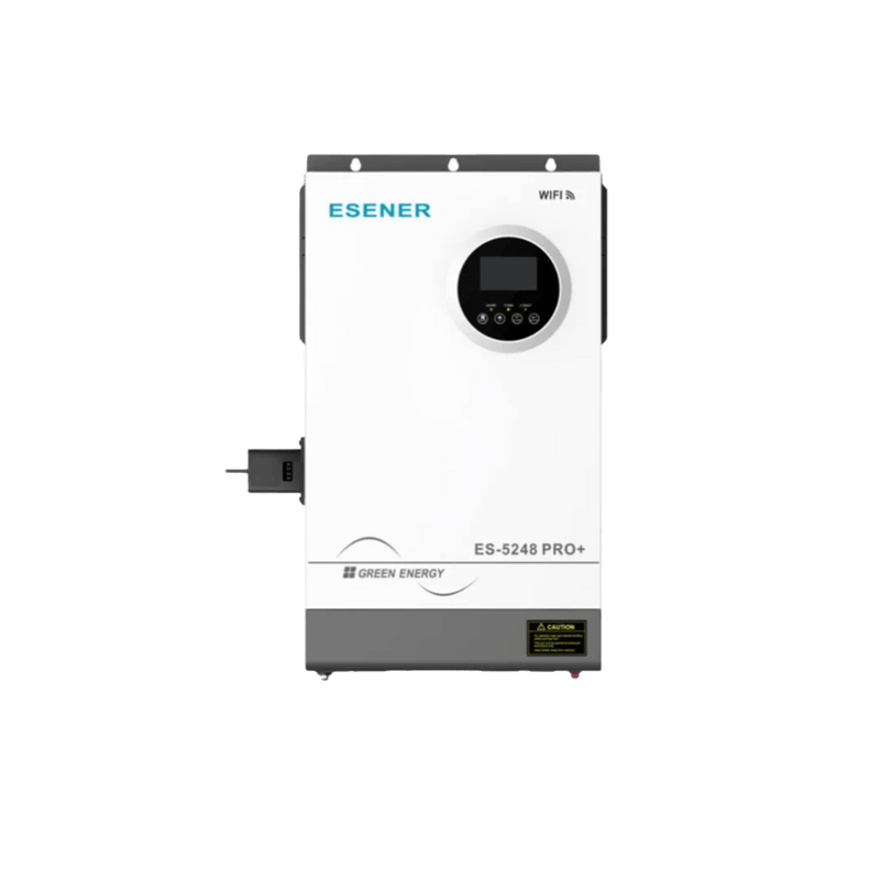 Esener Inverter 5.2kW PRO - 48VDC to 230VAC Pure Sine Wave + WiFi, 1×MPPT