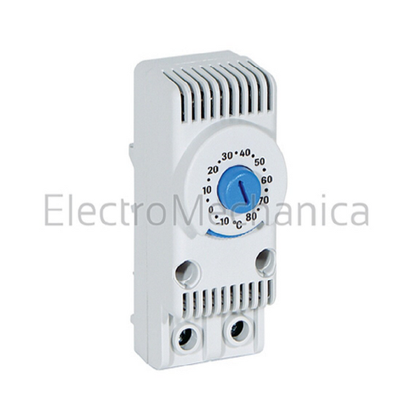 EM Thermostat Din Mount 1NO Blue