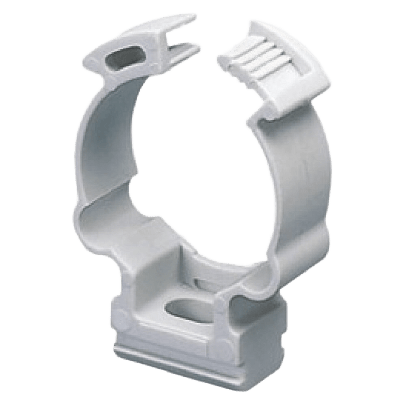 Gewiss Collar Clip Saddle for 25mm Conduit Grey Polymer UV Resistant