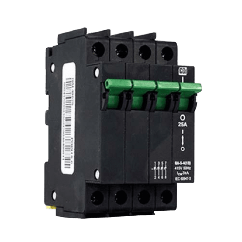 CBI QF(13)-S 63 A 4‑Pole Mini Rail Isolator - 6 kA
