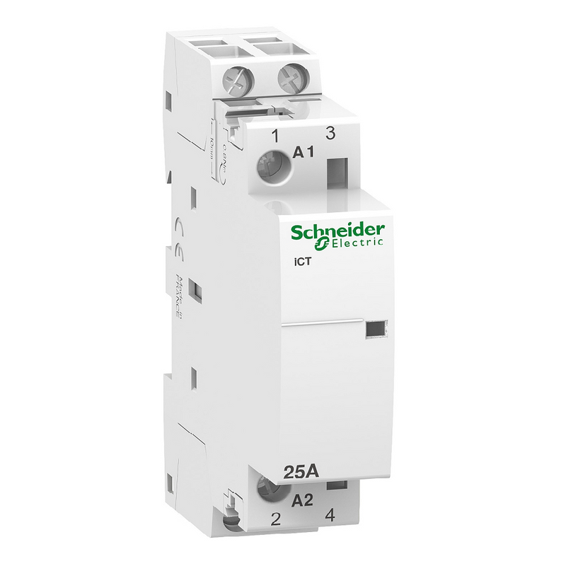 Schneider 25A 2-Pole Contactor - 230V AC Coil