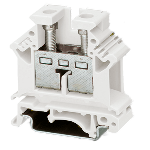 Phoenix 16-25 mm² Feed‑Through Terminal 76 A DIN Mount Grey