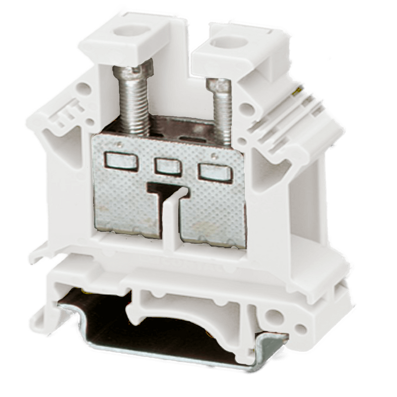 Phoenix 16-25 mm² Feed‑Through Terminal 76 A DIN Mount Grey