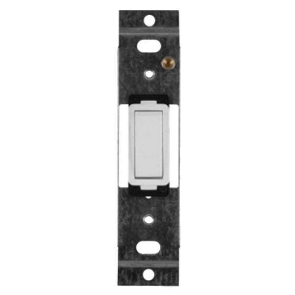 Crabtree Classic 1‑Lever 2‑Way Switch - 4×2, White