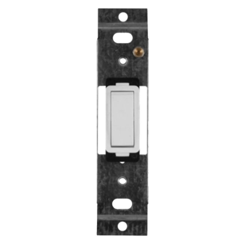 Crabtree Classic 1‑Lever 2‑Way Switch - 4×2, White