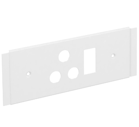 OL MS Skirt Cover - 16A SSO with Oliclips, White (190 × 71 mm)