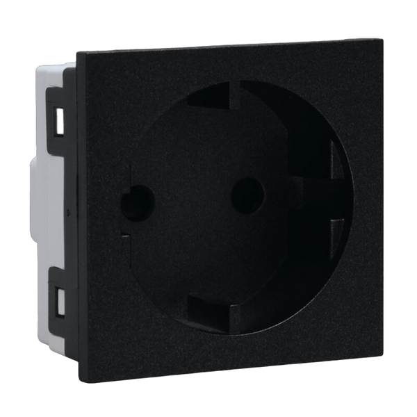 VETi 3 AURA - 16A RSA Schuko Module - Modular- Graphite