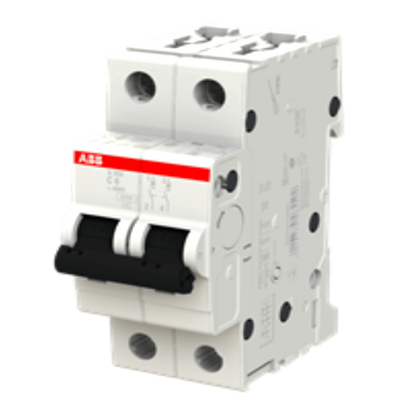 ABB 6 A 2‑Pole MCB - C‑Curve, 10 kA, DIN Rail Mount