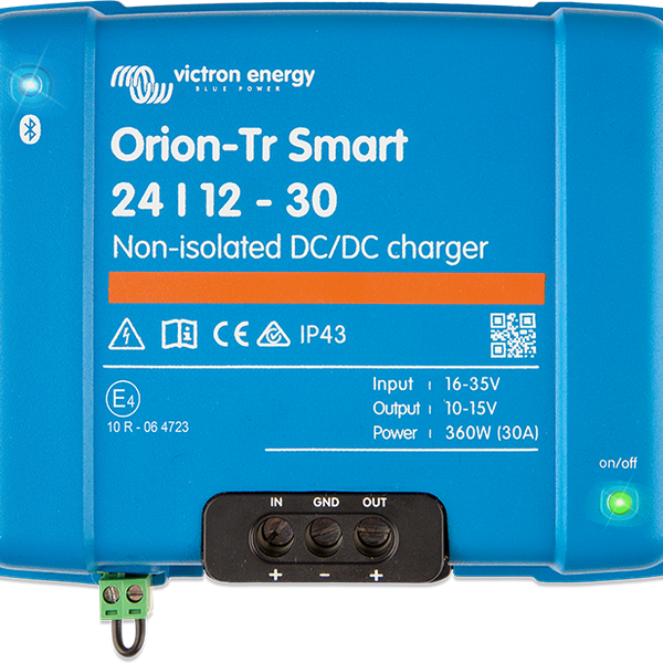 Victron Orion-Tr Smart 12/12-30A (360W) Non-isolated DC-DC charger