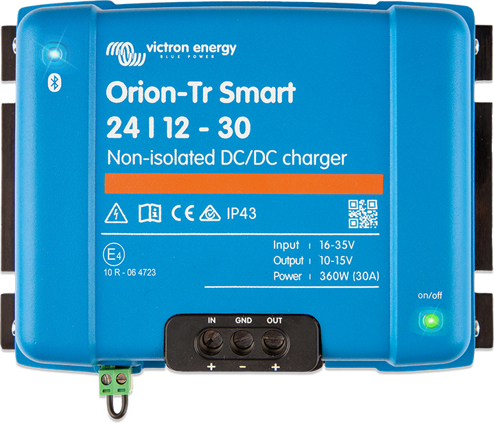 Victron Orion-Tr Smart 12/12-30A (360W) Non-isolated DC-DC charger